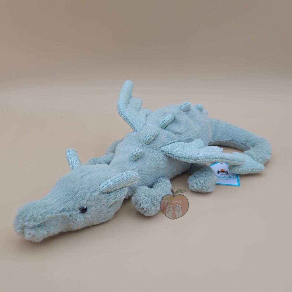 Jellycat Sage Dragon Little - AUTHENTIC - NEW WITH TAGS